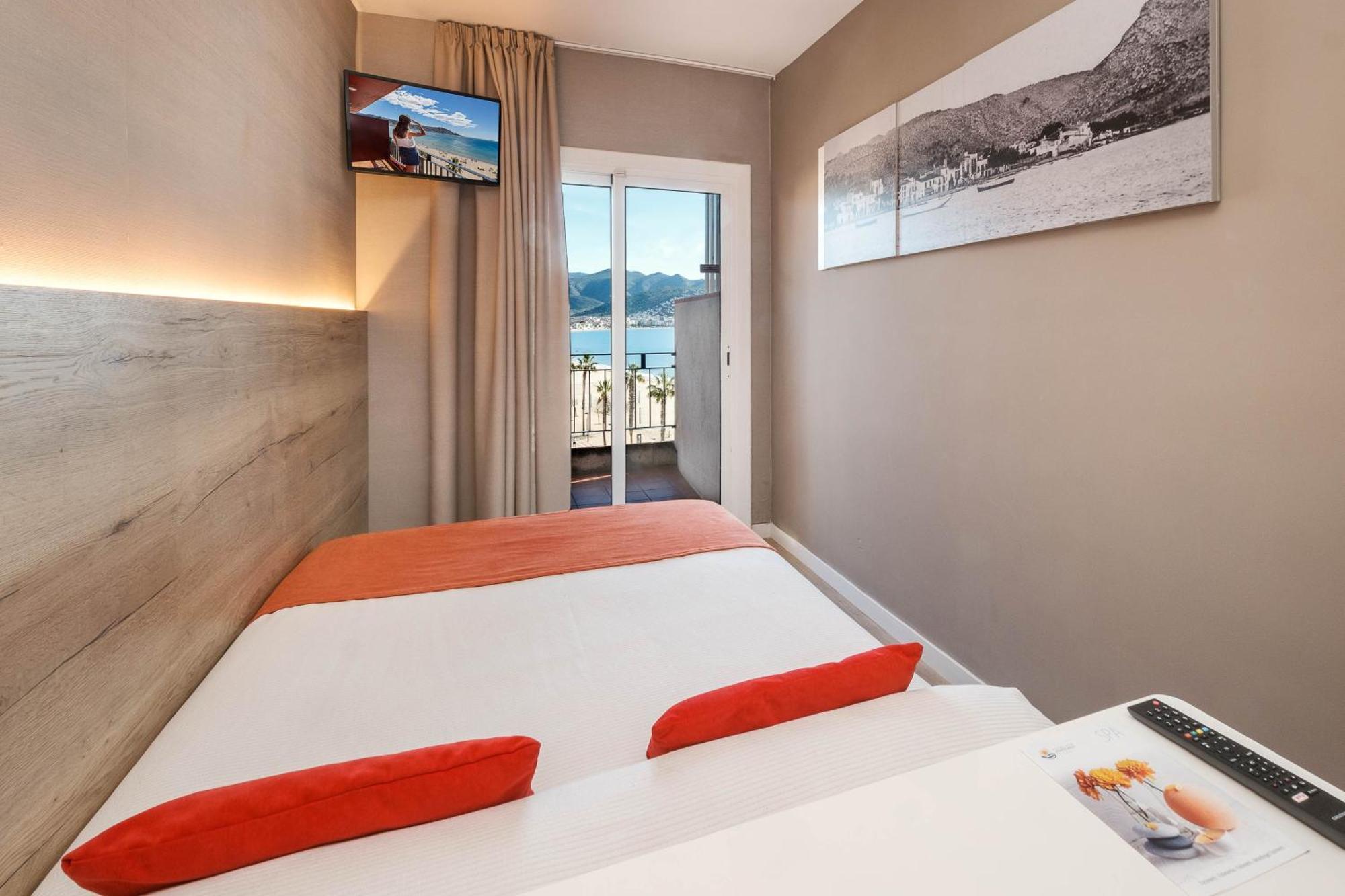 Economy Einzelzimmer mit seitlichem Meerblick und Zugang zum Spa (2 Erwachsene)